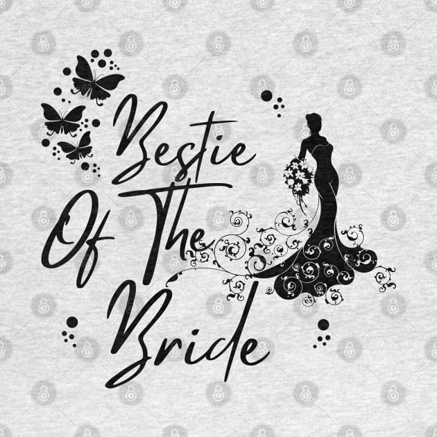 Bestie Of The Bride, Wedding Best Friend Gift by JustBeSatisfied